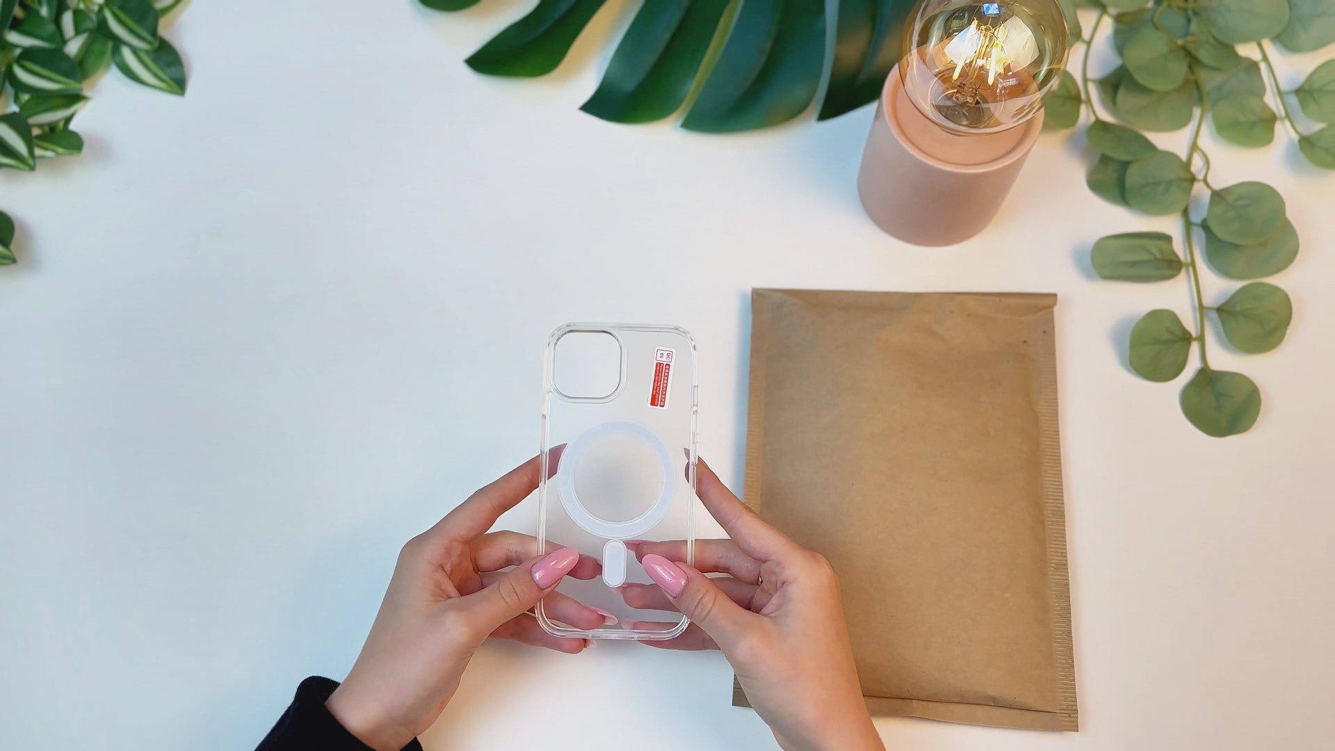 Load video: Clear MagSafe Phone Case